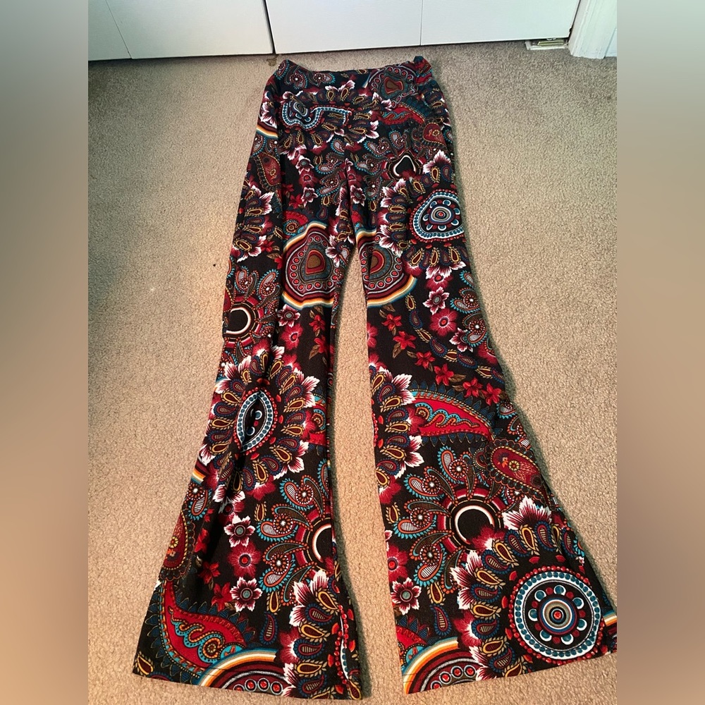 Flare bottom pants